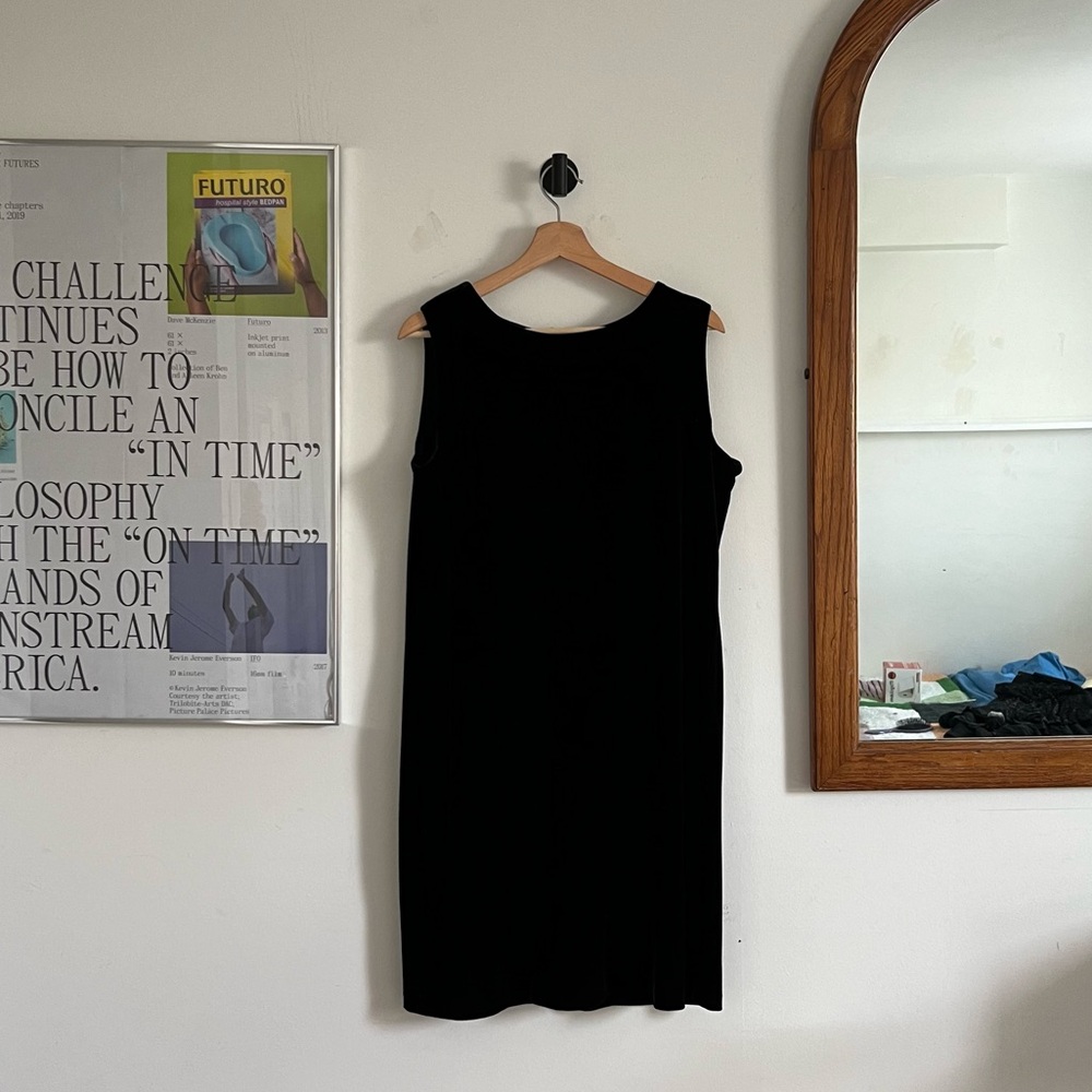Vintage 90s Victor Costa Occasional velvet stretch mini dress
